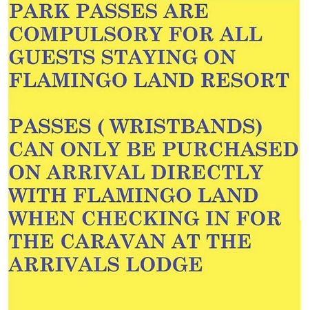 Flamingo Land - Cedar Wood Cw49 Hotel Kirby Misperton Bagian luar foto